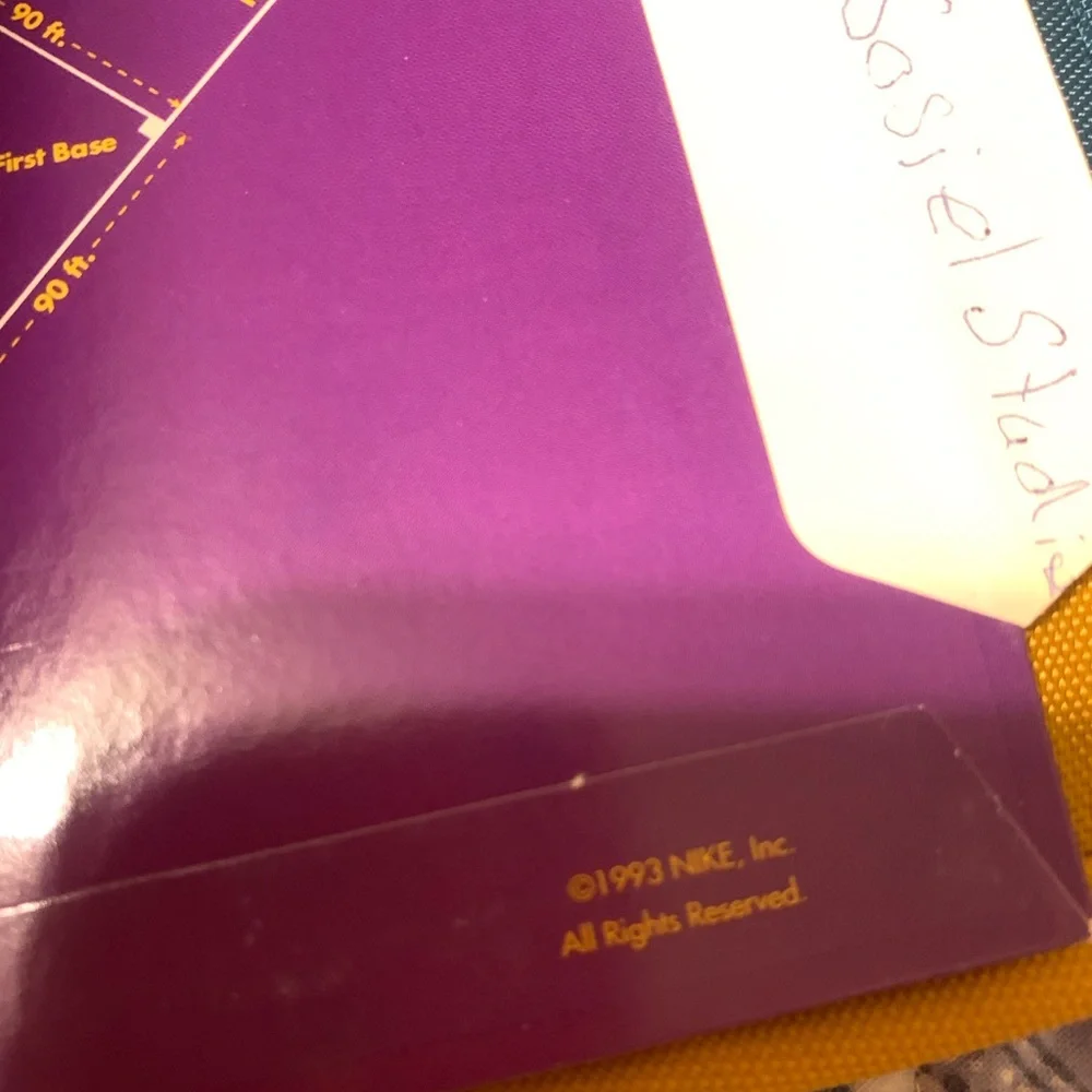 1993 Nike x Mead binder
